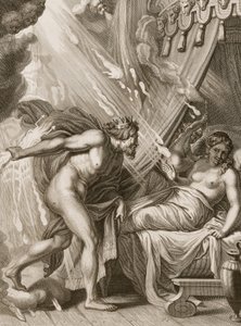 Sémélé est consumée par le feu de Jupiter, 1731 - Bernard Picart